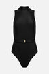 The High Silhouette Swimsuit in Onyx