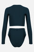 The High Waist Silhouette Bikini Bottom in Palm