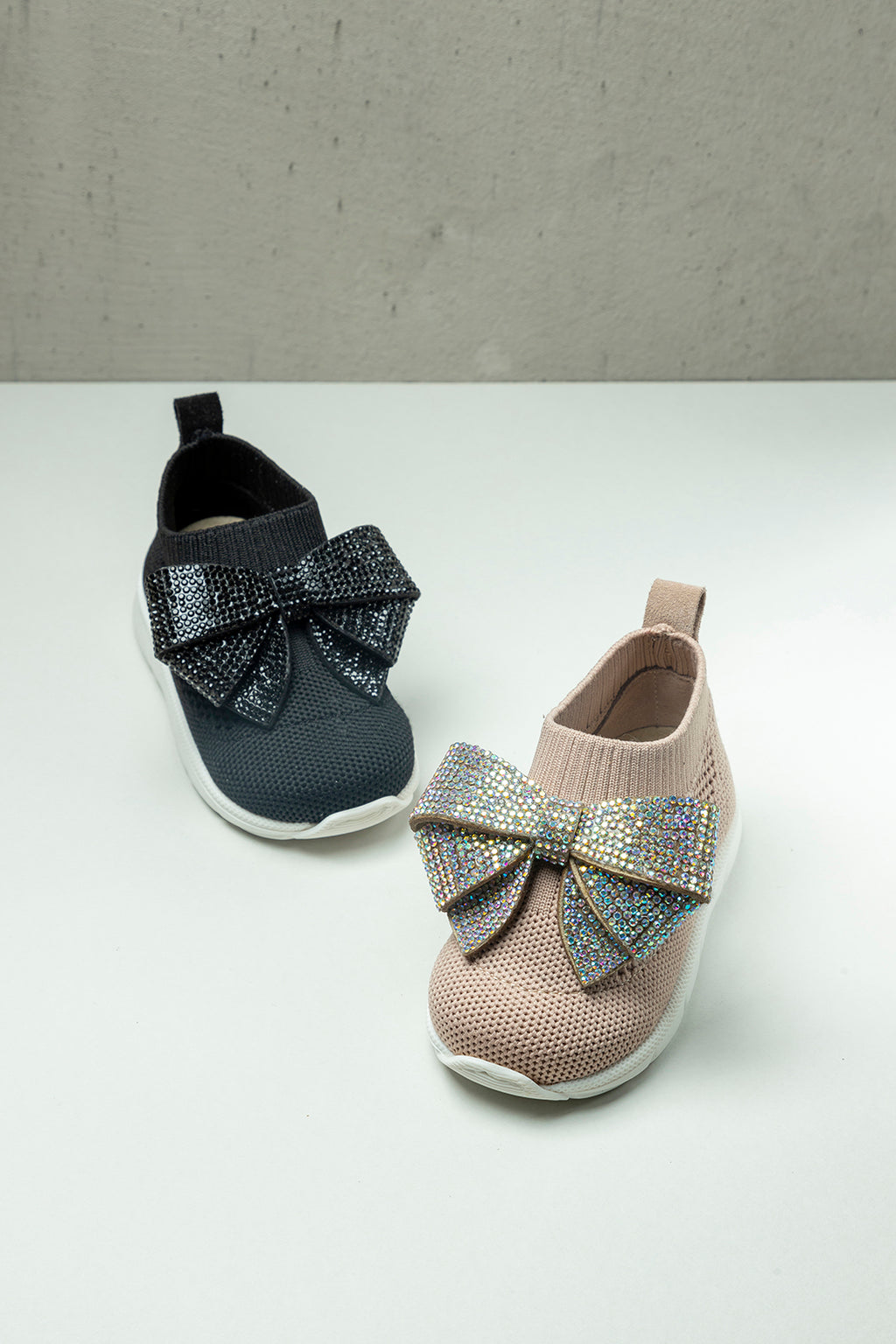 CRYSTALS BOW SNEAKERS