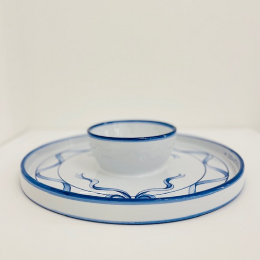 CAKE STAND 2IN1 ROYAL BLUE