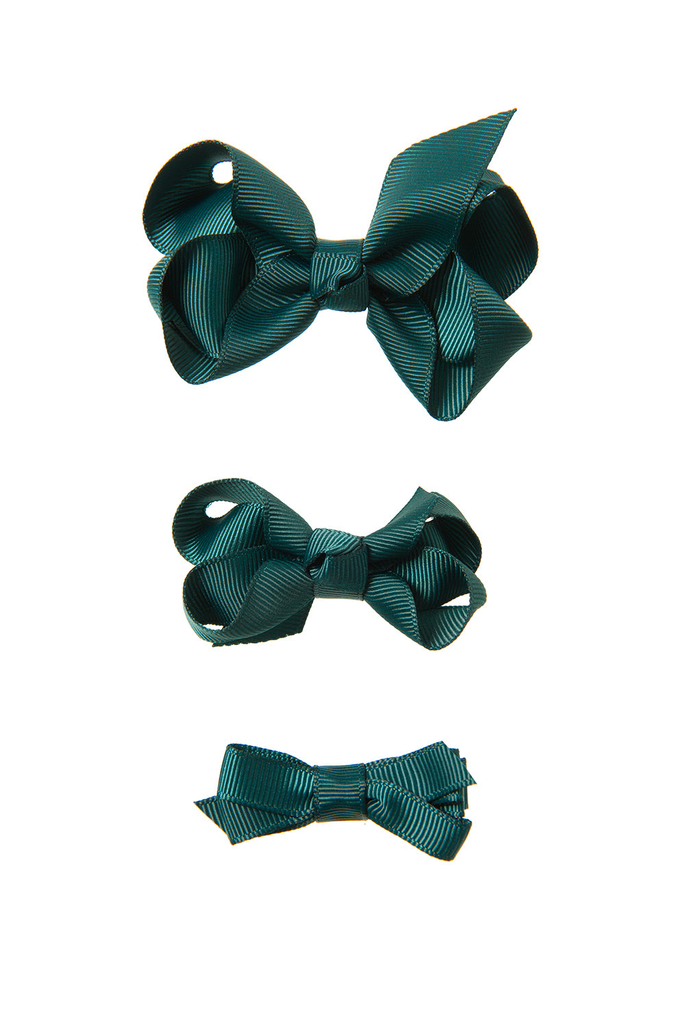 Jade Green Hair bow clips