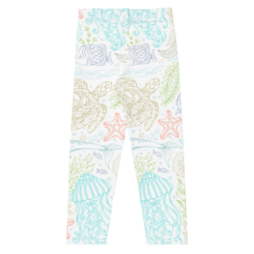 PASTEL SEA WORLD KID'S LEGGINGS