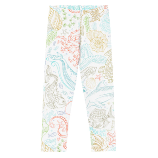 PASTEL SEA WORLD KID'S LEGGINGS