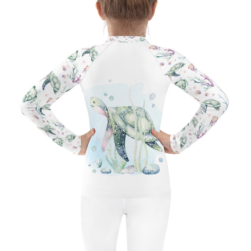 Sea Turtle Kids Rash Guard