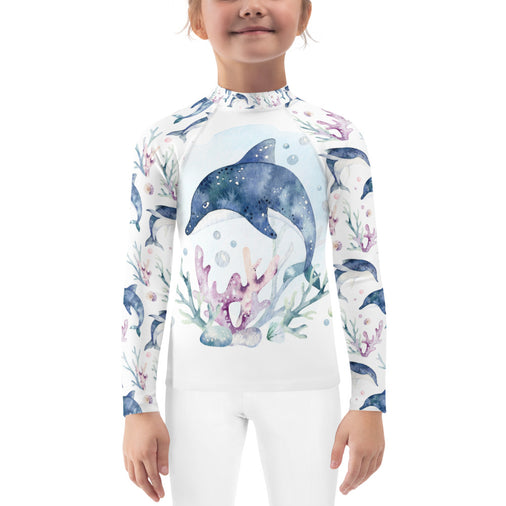 Dolphins Kids Rash Guard