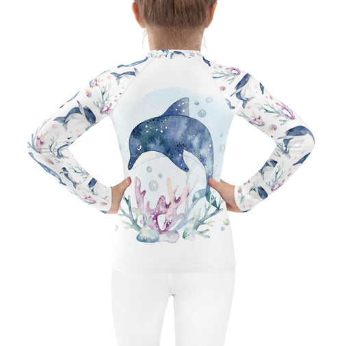 Dolphins Kids Rash Guard