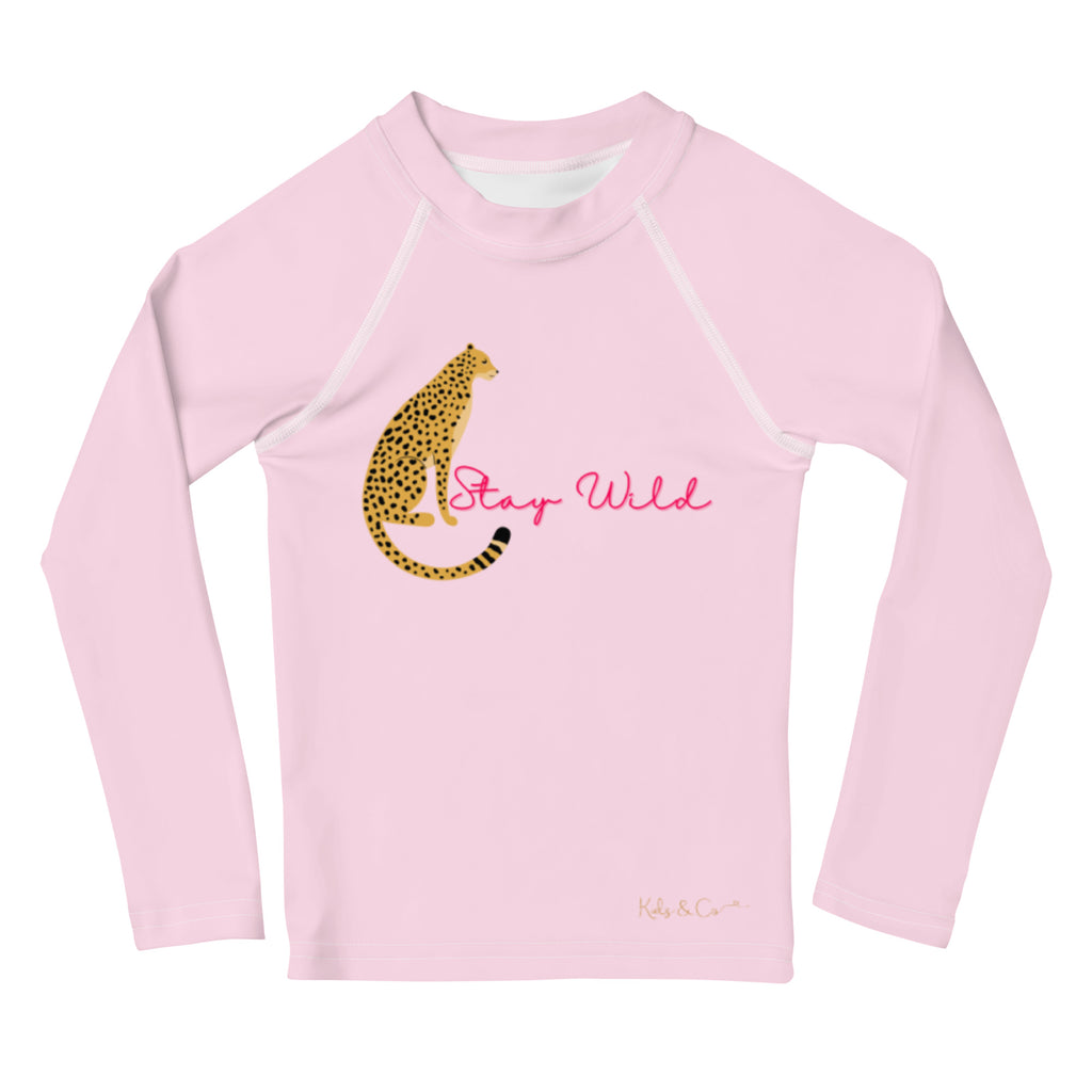 Stay Wild Kids Rash Guard