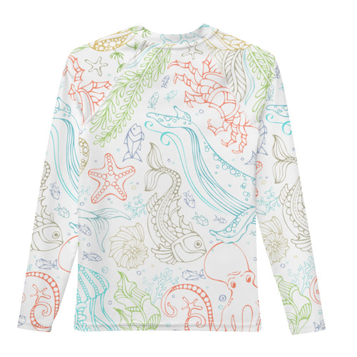 Pastel Sea World Rash Guard