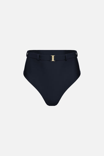 The High Waist Silhouette Bikini Bottom in Ocean