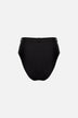 The High Waist Silhouette Bikini Bottom in Onyx