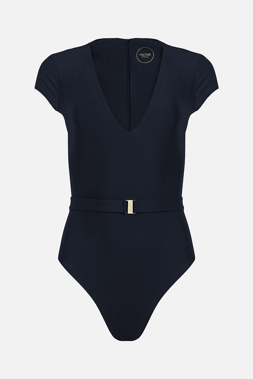 The Plunge Silhouette Swimsuit in Ocean